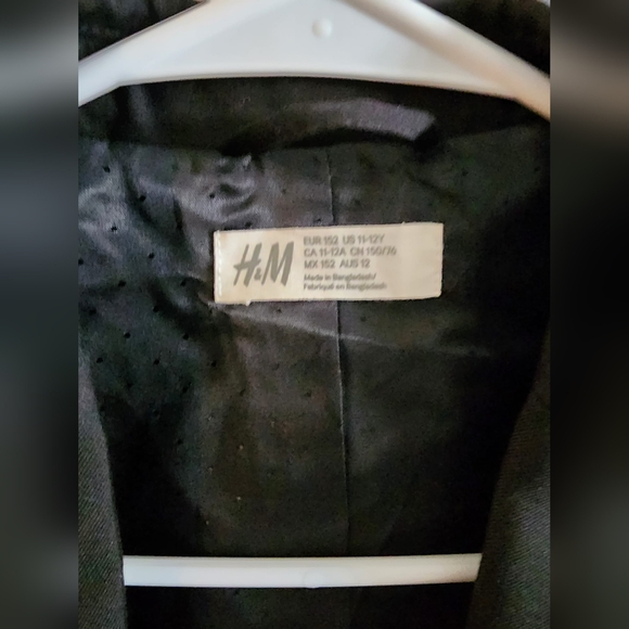 Black Suit Jacket- Boys 11-12 - Picture 2 of 5